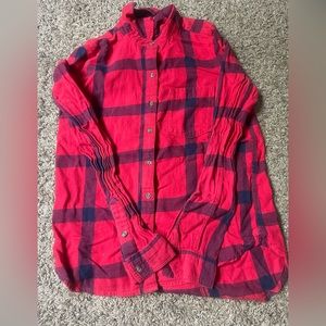 So Relaxed Red Flannel Size XS